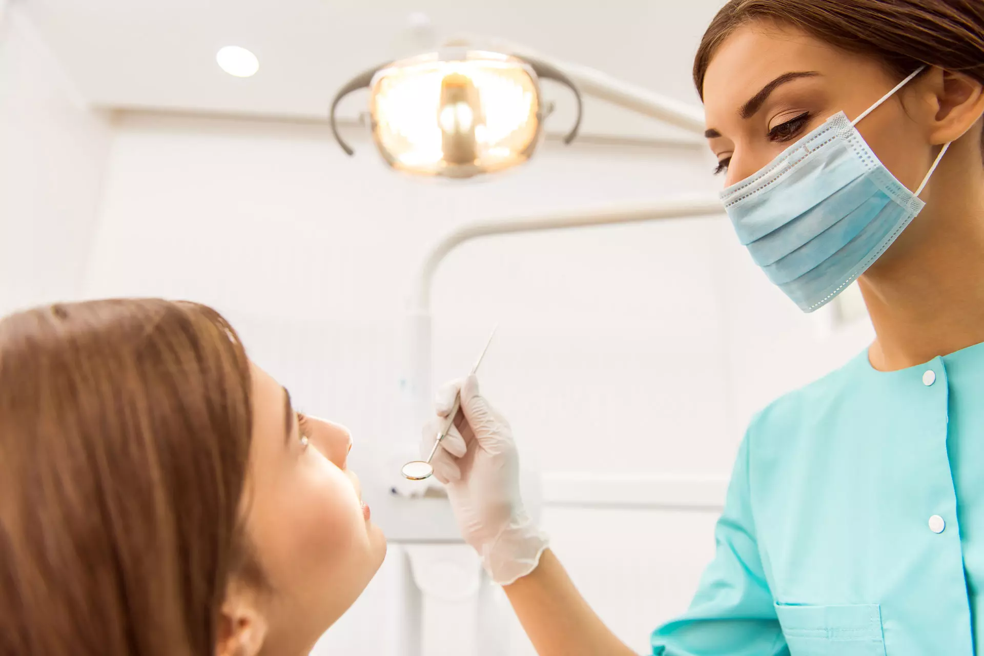Patient at the dentist in Miami Gardens FL - All Smiles Dentistry II